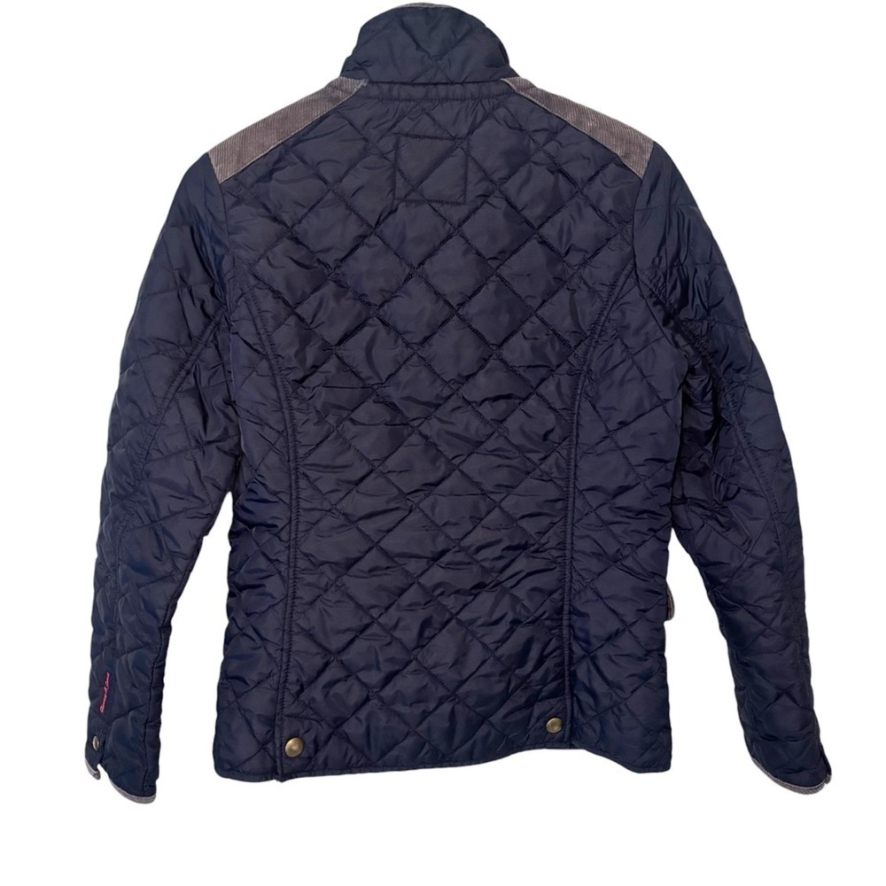 Harvey & Jones Navy Lightweight Quilted Jacket - Picture 2 of 11